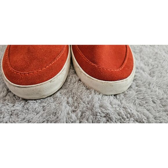 NEW Polo Ralph Lauren Elbert Leather Suede Slip On Shoes Men Sz 9.5D Dark Orange - Picture 3 of 8